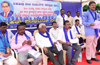 Protest by  Dalit  organisation seeking transfer of Deputy Commissioner